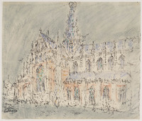 KT 2223
<br/>
De St. Bavo te Haarlem van opzij
<br/>
<em>Draguester, Eugenio</em>